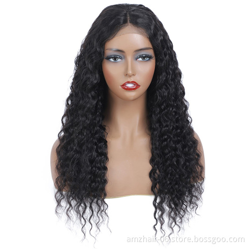 Top Selling 5X5 Lace Closure Wig Vendors Peruvian Virgin Human Hair Wholesale Natural 150% 180% 200% Density Lace Frontal Wigs